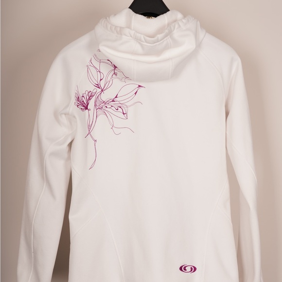 White Salomon Acti-therm Midlayer jacket, Size medium - Picture 3 of 5